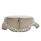 Autumn Waist Pack Acrylic Chain Indentation Chest Bag