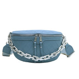 Autumn Waist Pack Acrylic Chain Indentation Chest Bag
