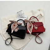 Autumn Winter High-Quality Small Square Bag Velvet Splicing