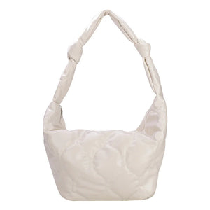 Quilted Bag Padded Space Women's Bags Cotton Clothes Satchels BM44