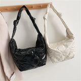 Quilted Bag Padded Space Women's Bags Cotton Clothes Satchels BM44