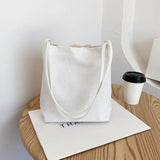 Autumn Bear Bag Women Net Red Canvas One Shoulder Tote Bag