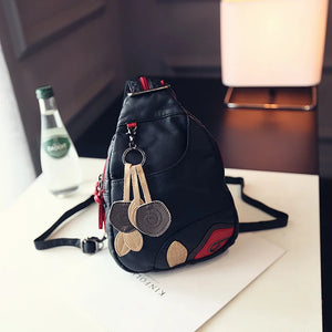 Autumn Backpack Ladies 2021 New Soft Leather Mini Messenger Bag