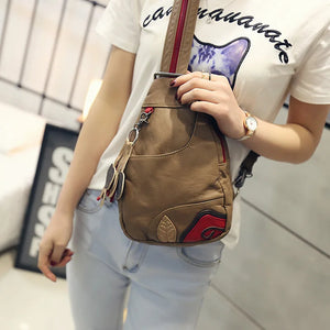 Autumn Backpack Ladies 2021 New Soft Leather Mini Messenger Bag