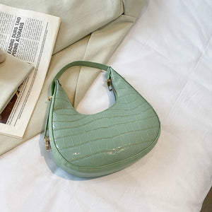 Autumn Stone Pattern Underarm Shoulder Bag for Women