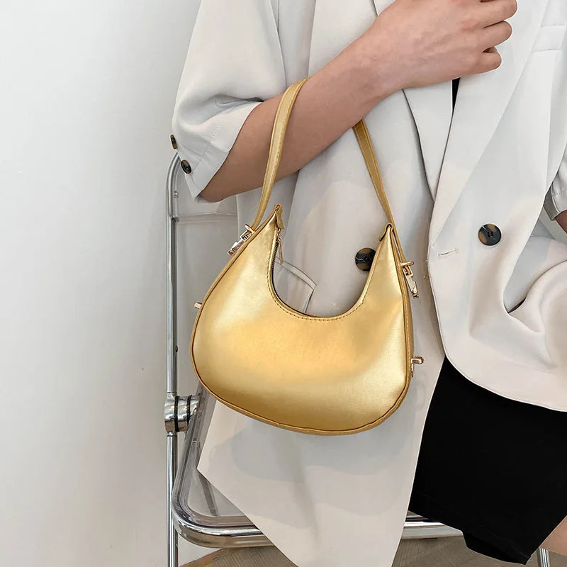 Autumn Stone Pattern Underarm Shoulder Bag for Women