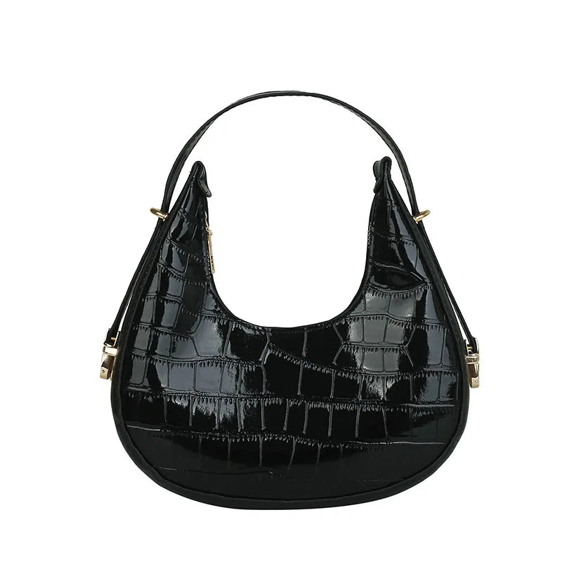 Autumn Stone Pattern Underarm Shoulder Bag for Women