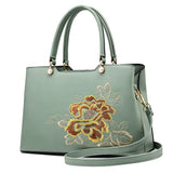 Autumn High Female Bag Embroidery Large Capacity One-shoulder Messenger Bag