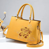 Autumn High Female Bag Embroidery Large Capacity One-shoulder Messenger Bag
