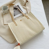 Autumn High-capacity Female Pleated Shoulder Bag B395