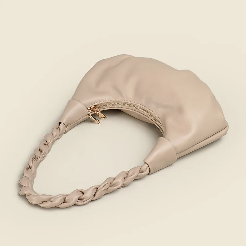 Autumn Hobos Shoulder Bag Soft PU Leather Vintage Handbag