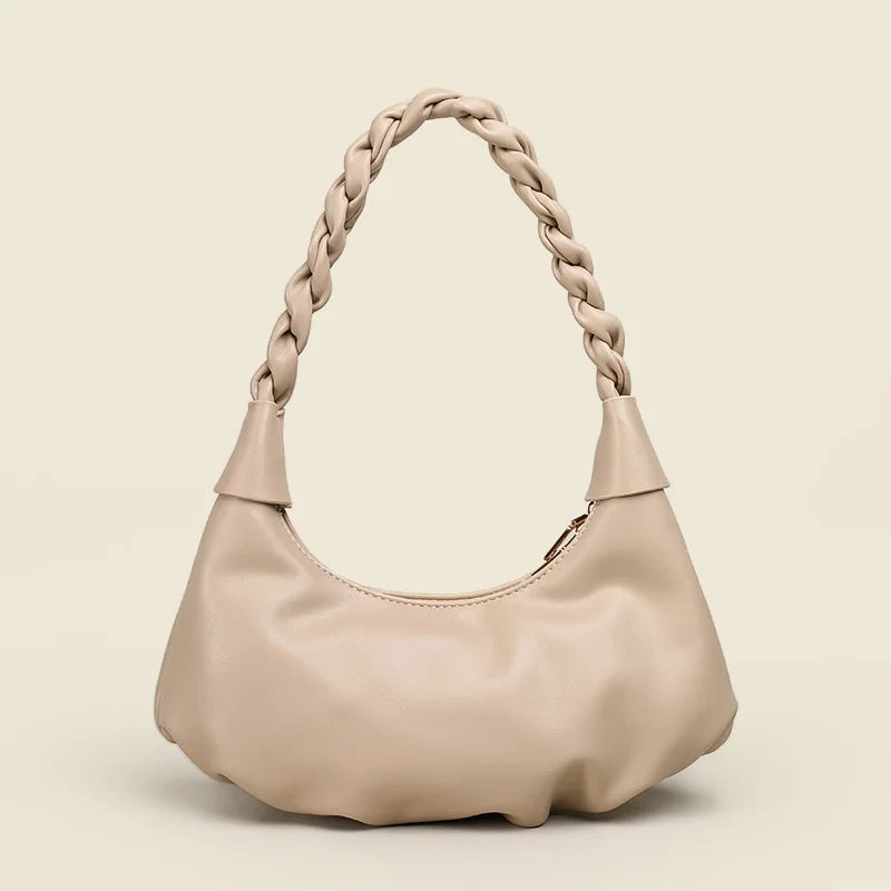 Autumn Hobos Shoulder Bag Soft PU Leather Vintage Handbag