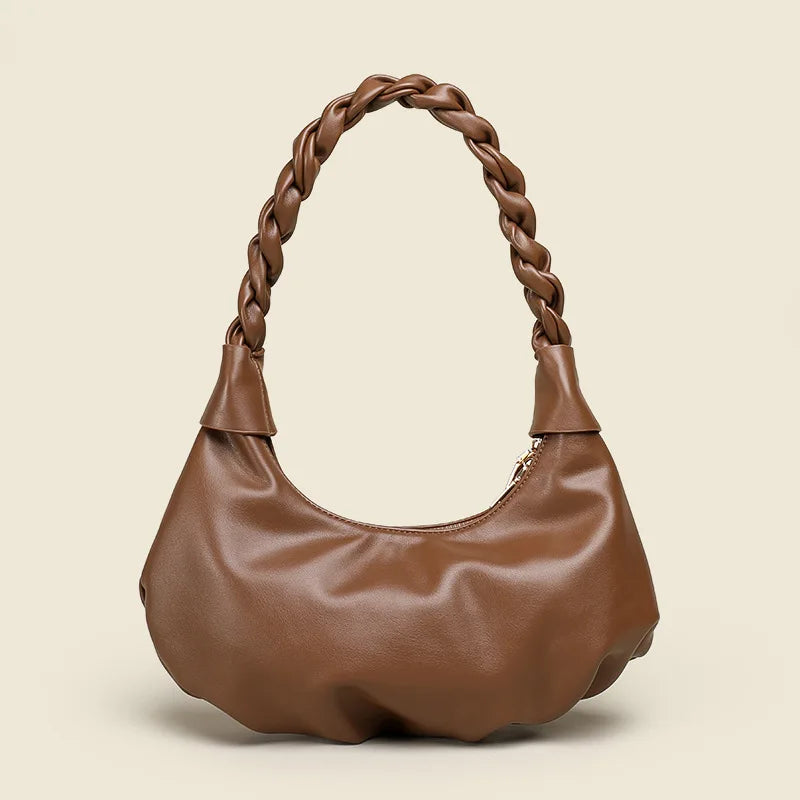 Autumn Hobos Shoulder Bag Soft PU Leather Vintage Handbag