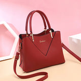 Autumn High One Shoulder Messenger Bag Women PU Handbag