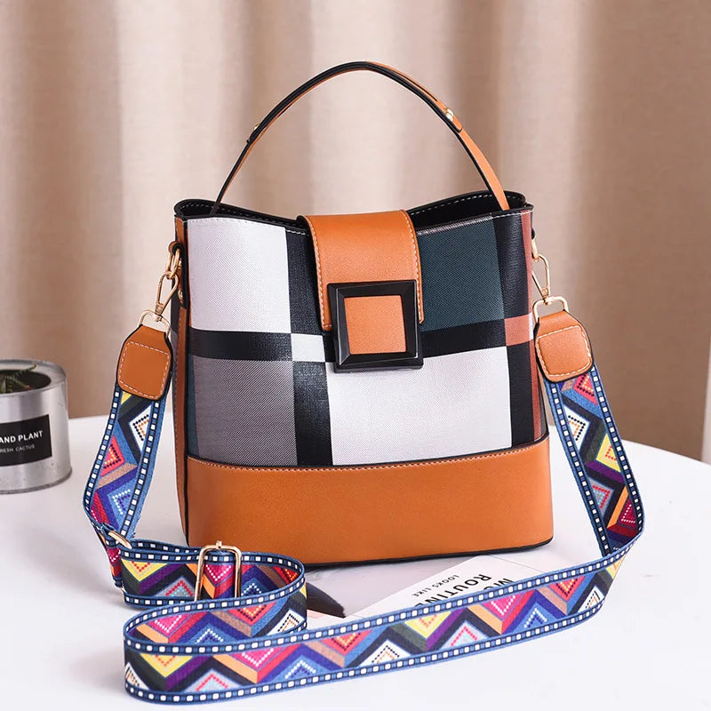 Autumn Bucket Bag Women Ladies Shoulder Handbag