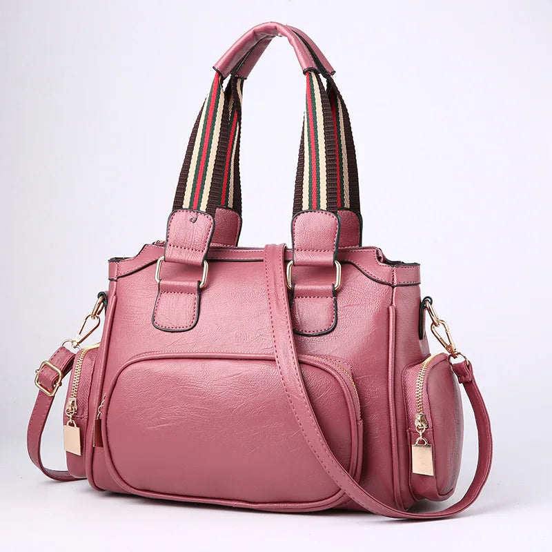 Autumn Leisure One-shoulder Handbag Women Large-capacity European and American L