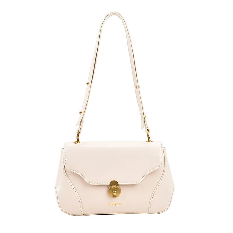 Vintage Crossbody Bag Lock Handbag Purses and Handbags