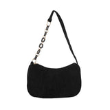 Autumn Canvas Chain Shoulder Handle Bag Small Clutch Handbag
