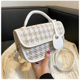 Autumn Printed Canvas Tote Bag Messenger Shoulder Square Bag