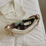 Autumn Texture Chain Bag Leather Armpit Handbag Girl Shoulder Wallet
