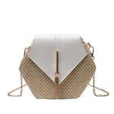 Autumn Straw Bag Woman Tassel Sweet One-shoulder Street Style