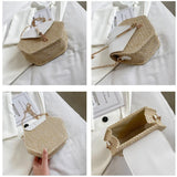Autumn Straw Bag Woman Tassel Sweet One-shoulder Street Style