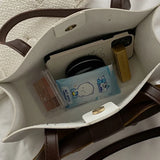 Autumn Panelled Large Tote Bag Women Handbag