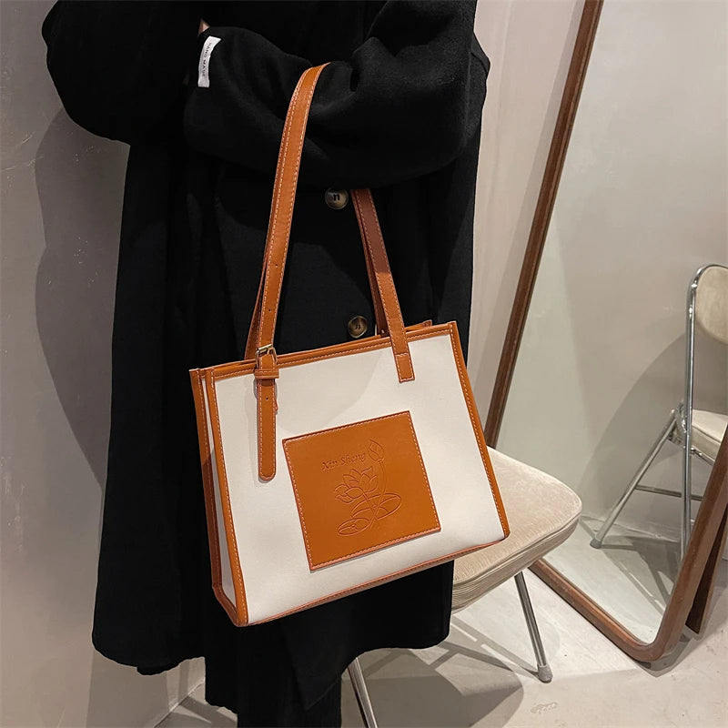 Autumn Shoulder Bags Women Casual Tote Vintage Tender Office Ladies Advanced