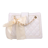 Autumn Silk Scarf Bag Female Rhombus Chain Bag Texture Single Shoulder Armpit Ba