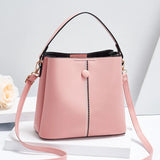 Autumn One-shoulder Bucket Bag Women Ladies Messenger Handbag