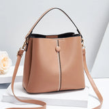Autumn One-shoulder Bucket Bag Women Ladies Messenger Handbag