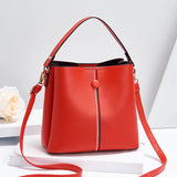 Autumn One-shoulder Bucket Bag Women Ladies Messenger Handbag