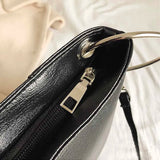 Sequined Shoulder Bag Women's Large Capacity PU Leather Handbag Chain