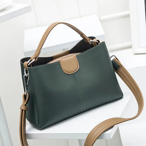 Autumn Contrast Handbag Female All-match One-shoulder Messenger Bag