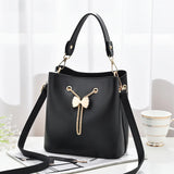 Autumn Women's Shoulder Bag Cross-body Style Bucket Bag