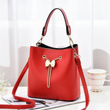 Autumn Women's Shoulder Bag Cross-body Style Bucket Bag
