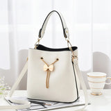Autumn Women's Shoulder Bag Cross-body Style Bucket Bag