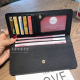 Leather Long Wallets For Women Purse Business Wallet Billfold