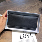 Leather Long Wallets For Women Purse Business Wallet Billfold