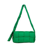 Autumn Winter Woven Messenger Handbag Cotton Dress Women Bags