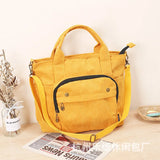 Corduroy Shoulder Bag Art Canvas Messenger Bag