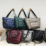 Cotton Pattern Shoulder Crossbody Bags Women Tote Bag Large Capacity