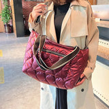 Cotton Pattern Shoulder Crossbody Bags Women Tote Bag Large Capacity