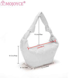 Autumn Winter Crossbody Bags Dumplings Cotton Padded Messenger Bag Solid Handbag