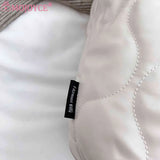 Autumn Winter Crossbody Bags Dumplings Cotton Padded Messenger Bag Solid Handbag