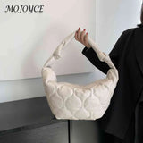 Autumn Winter Crossbody Bags Dumplings Cotton Padded Purses Handbag