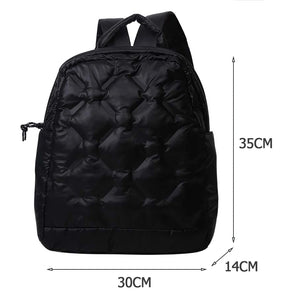 Autumn Winter Cotton Backpack Large Capacity School Bags