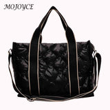 Quilted Cotton Shoulder Handbag for Travel