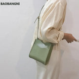 Autumn Winter Wild Women Bag Crossbody Casual Small Square Bag Bucket Bag