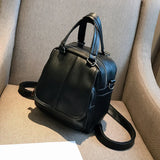 Autumn Winter PU Women's Backpack Soft Leather Female Backpack